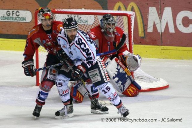Photo hockey match Grenoble  - Angers  le 09/12/2008