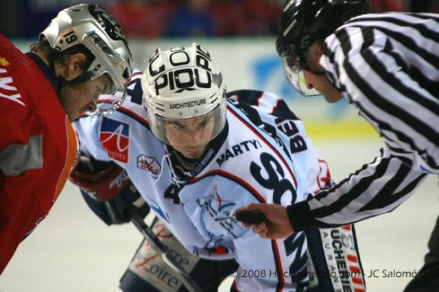 Photo hockey match Grenoble  - Angers  le 09/12/2008