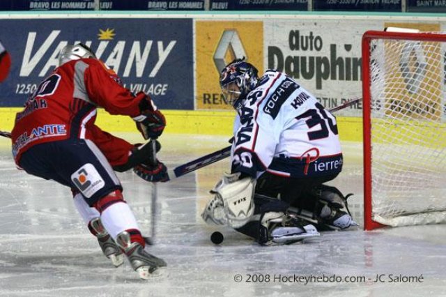 Photo hockey match Grenoble  - Angers  le 09/12/2008