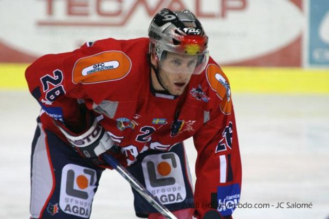 Photo hockey match Grenoble  - Angers  le 09/12/2008