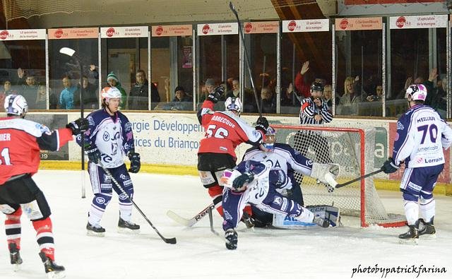 Photo hockey match Briançon  - Epinal  le 19/01/2014