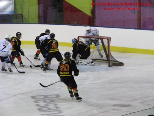 Photo hockey match Besançon - Colmar le 25/01/2014
