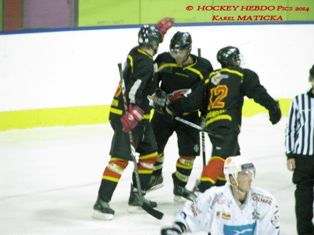 Photo hockey match Besançon - Colmar le 25/01/2014