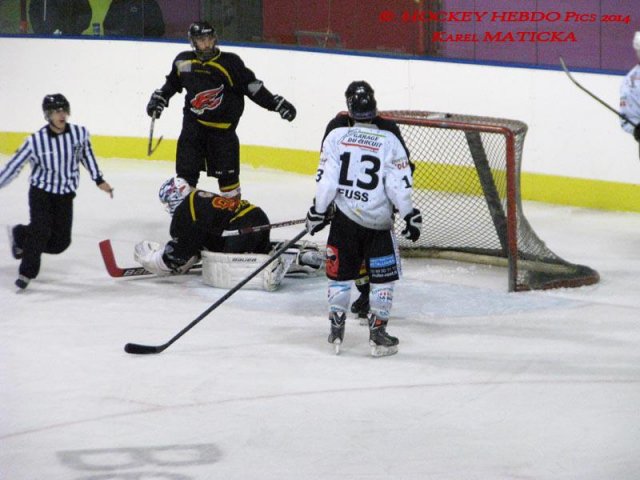 Photo hockey match Besançon - Colmar le 25/01/2014