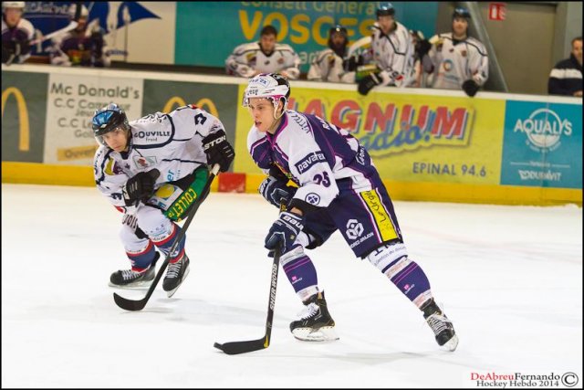 Photo hockey match Epinal  - Caen  le 24/01/2014