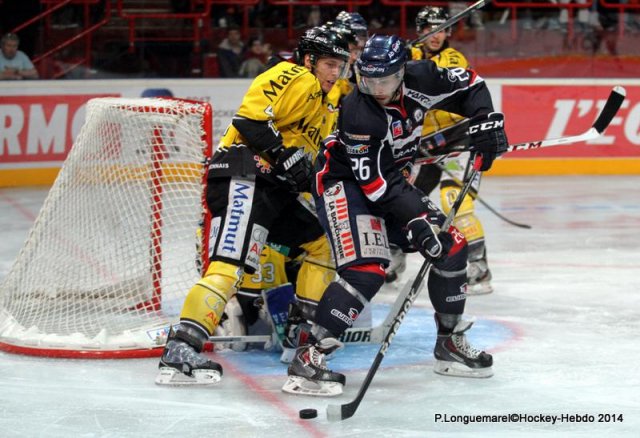 Photo hockey match Rouen - Angers  le 26/01/2014