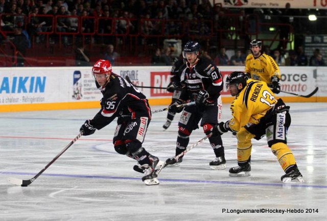 Photo hockey match Rouen - Angers  le 26/01/2014