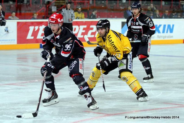 Photo hockey match Rouen - Angers  le 26/01/2014