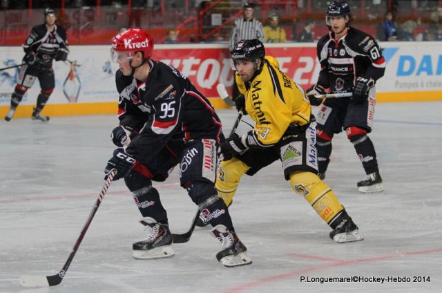 Photo hockey match Rouen - Angers  le 26/01/2014