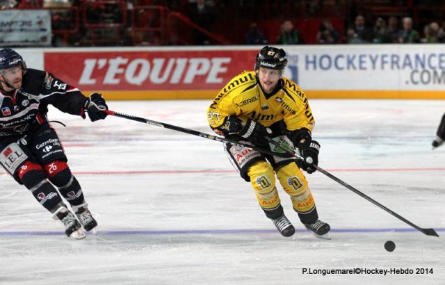 Photo hockey match Rouen - Angers  le 26/01/2014