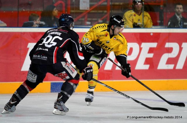 Photo hockey match Rouen - Angers  le 26/01/2014