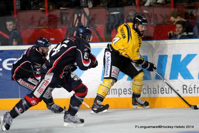 Photo hockey match Rouen - Angers  le 26/01/2014