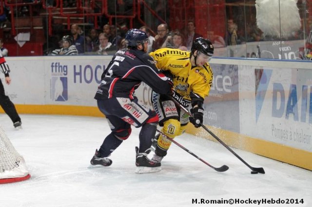 Photo hockey match Rouen - Angers  le 26/01/2014