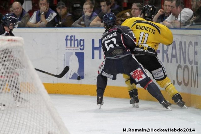 Photo hockey match Rouen - Angers  le 26/01/2014