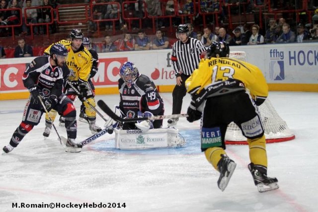 Photo hockey match Rouen - Angers  le 26/01/2014