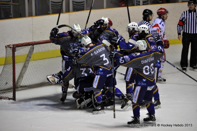 Photo hockey match Reims - Lyon le 25/01/2014