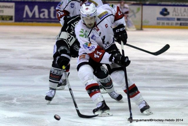 Photo hockey match Rouen - Briançon  le 28/01/2014