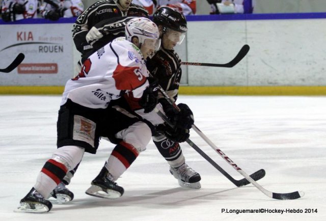 Photo hockey match Rouen - Briançon  le 28/01/2014