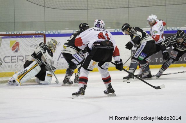 Photo hockey match Rouen - Briançon  le 28/01/2014