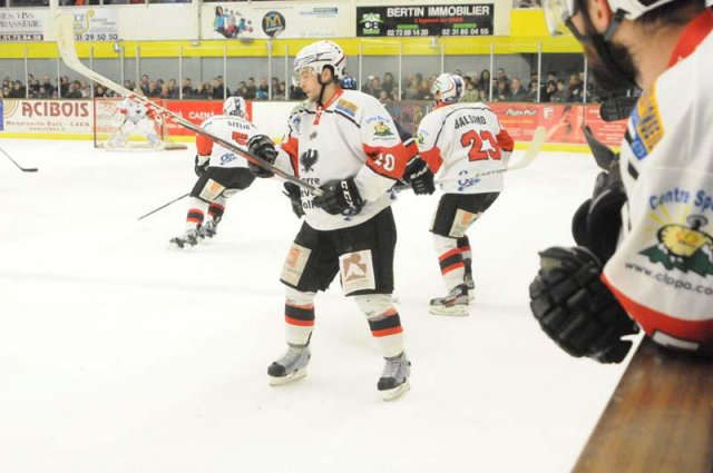 Photo hockey match Caen  - Briançon  le 01/02/2014