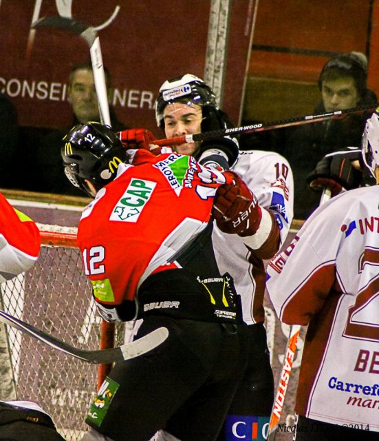 Photo hockey match Amiens  - Morzine-Avoriaz le 01/02/2014