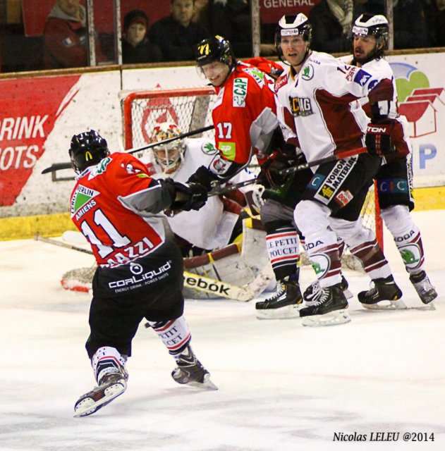 Photo hockey match Amiens  - Morzine-Avoriaz le 01/02/2014