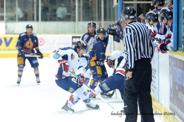 Photo hockey match Chamonix  - Grenoble  le 11/02/2014