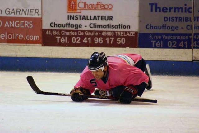 Photo hockey match Angers  - Grenoble  le 13/12/2008