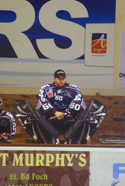 Photo hockey match Angers  - Grenoble  le 13/12/2008