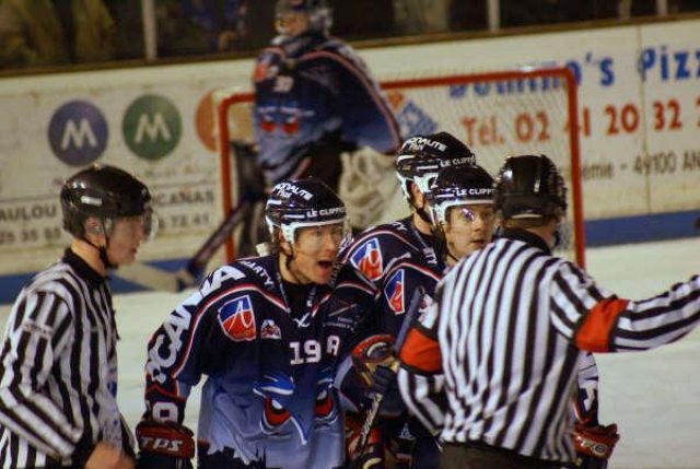Photo hockey match Angers  - Grenoble  le 13/12/2008