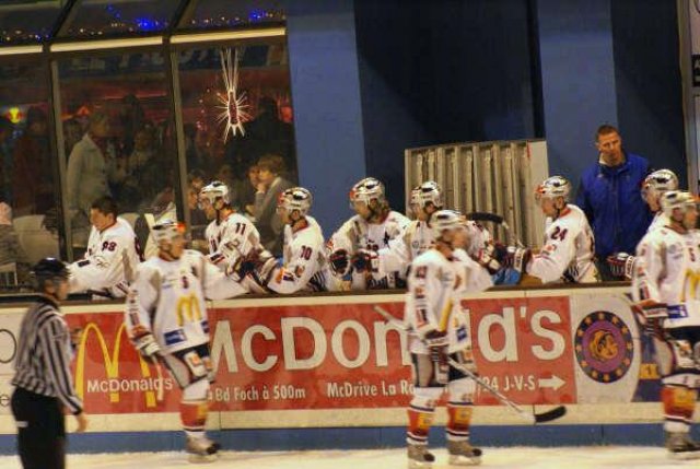 Photo hockey match Angers  - Grenoble  le 13/12/2008