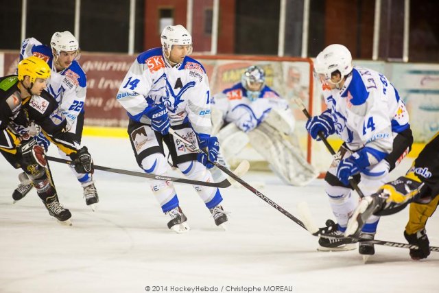 Photo hockey match Strasbourg II - Courchevel-Méribel-Pralognan le 22/02/2014