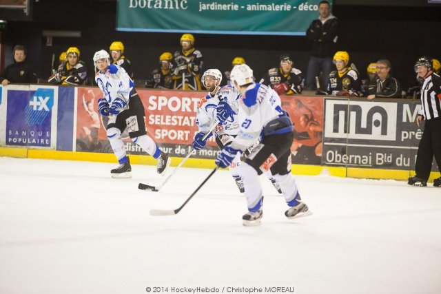 Photo hockey match Strasbourg II - Courchevel-Méribel-Pralognan le 22/02/2014