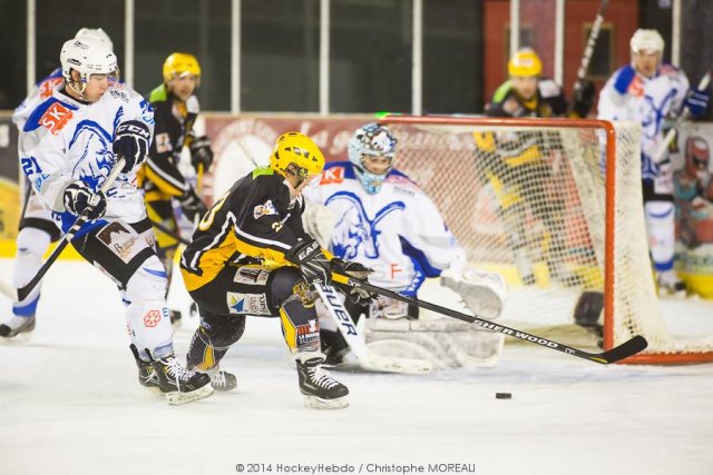 Photo hockey match Strasbourg II - Courchevel-Méribel-Pralognan le 22/02/2014
