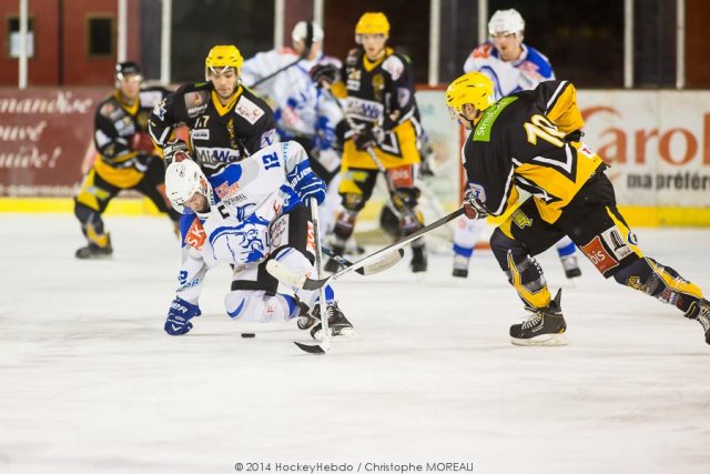 Photo hockey match Strasbourg II - Courchevel-Méribel-Pralognan le 22/02/2014