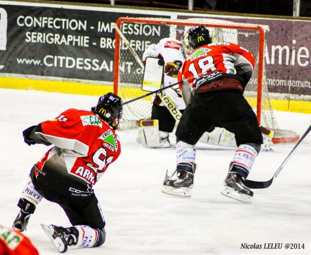 Photo hockey match Amiens  - Morzine-Avoriaz le 19/02/2014