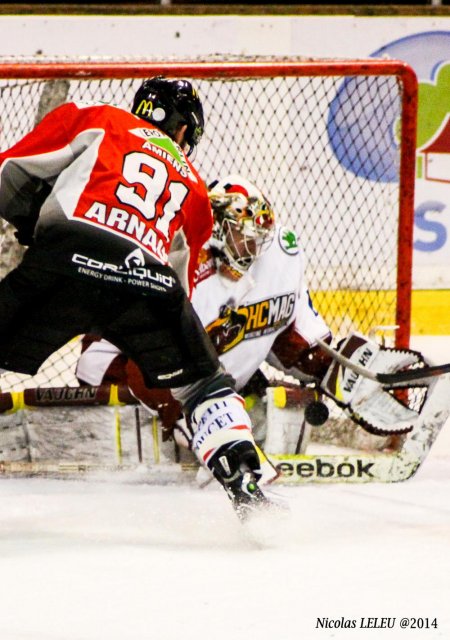 Photo hockey match Amiens  - Morzine-Avoriaz le 19/02/2014