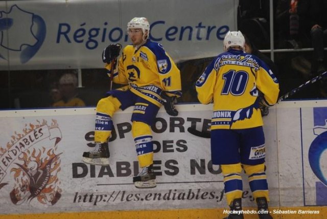 Photo hockey match Tours  - Chamonix  le 13/12/2008