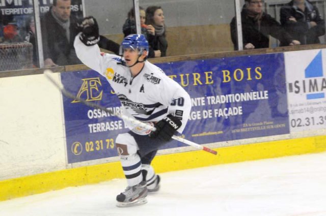 Photo hockey match Caen  - Brest  le 01/03/2014