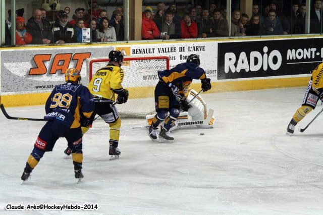 Photo hockey match Chamonix  - Rouen le 04/03/2014