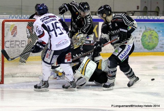 Photo hockey match Rouen - Angers  le 12/03/2014