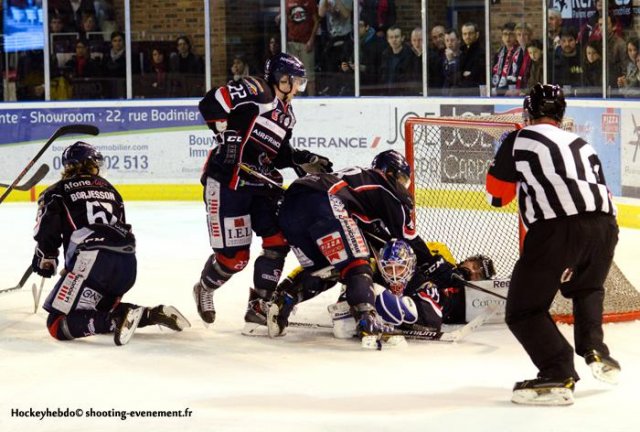 Photo hockey match Angers  - Rouen le 14/03/2014