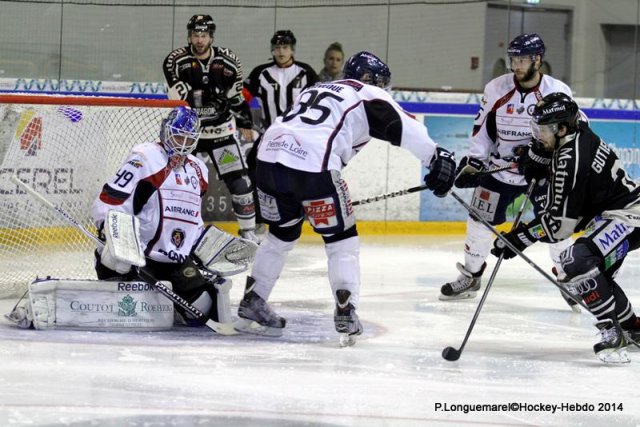 Photo hockey match Rouen - Angers  le 18/03/2014