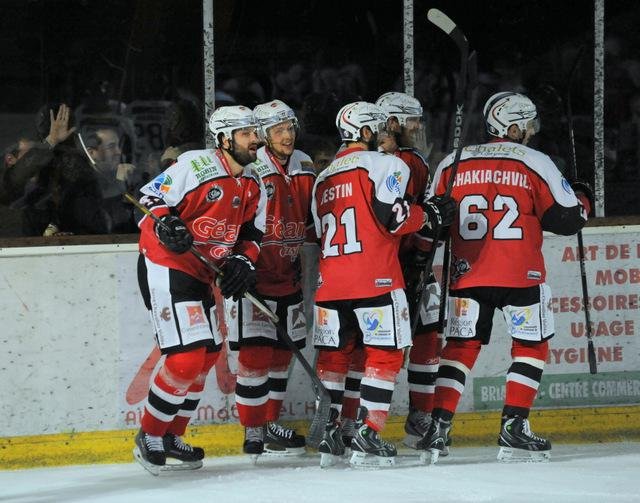 Photo hockey match Briançon  - Angers  le 25/03/2014