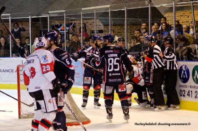 Photo hockey match Angers  - Briançon  le 29/03/2014