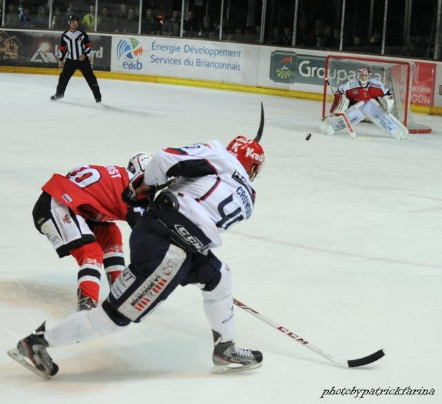 Photo hockey match Briançon  - Angers  le 01/04/2014