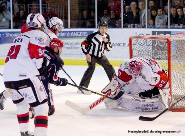 Photo hockey match Angers  - Briançon  le 04/04/2014