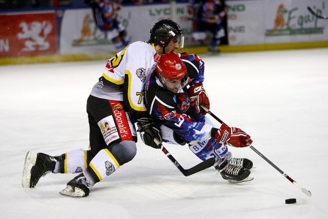 Photo hockey reportage D2 : Lyon Chambéry en images
