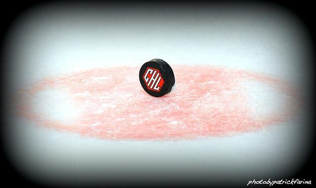 Photo hockey reportage CHL : Démonstration