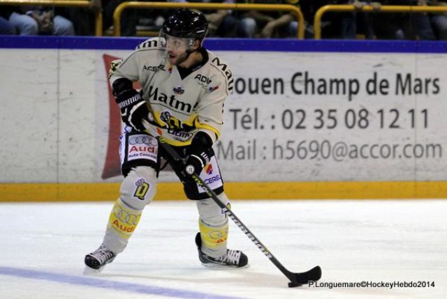 Photo hockey match Rouen - Amiens  le 26/08/2014
